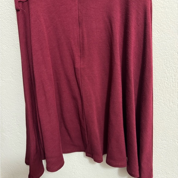 DOUBLE ZERO | Women’s BURGUNDY Mini Dress with Black Mesh | Size Small - Picture 4 of 10